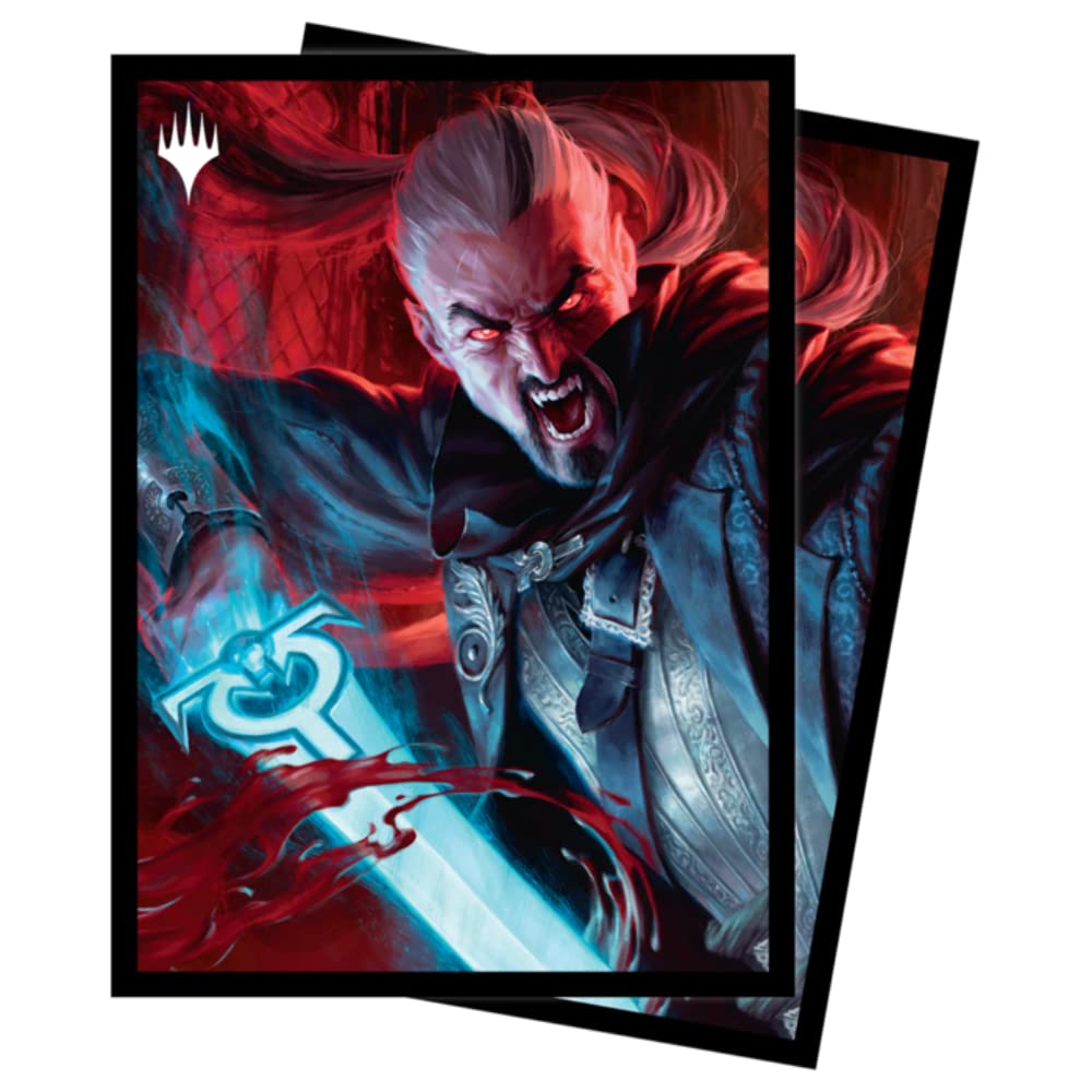 Innistrad Crimson Vow 100ct Sleeves V6 featuring Odric, Blood-Cursed for Magic: The Gathering - Protect Your Cards with ChromaFusion Technology and Always Be Ready for Battle Against Friends or Enemies