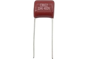 Cermant 20pcs CBB22 400V 104J 0.1UF 100nf P10 Metallized Polypropylene Film Capacitors Assortment Kit