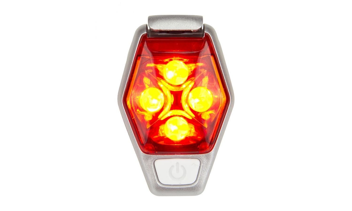 Nathan Hyperbrite Strobe - Fiery Red/Silver, N/A