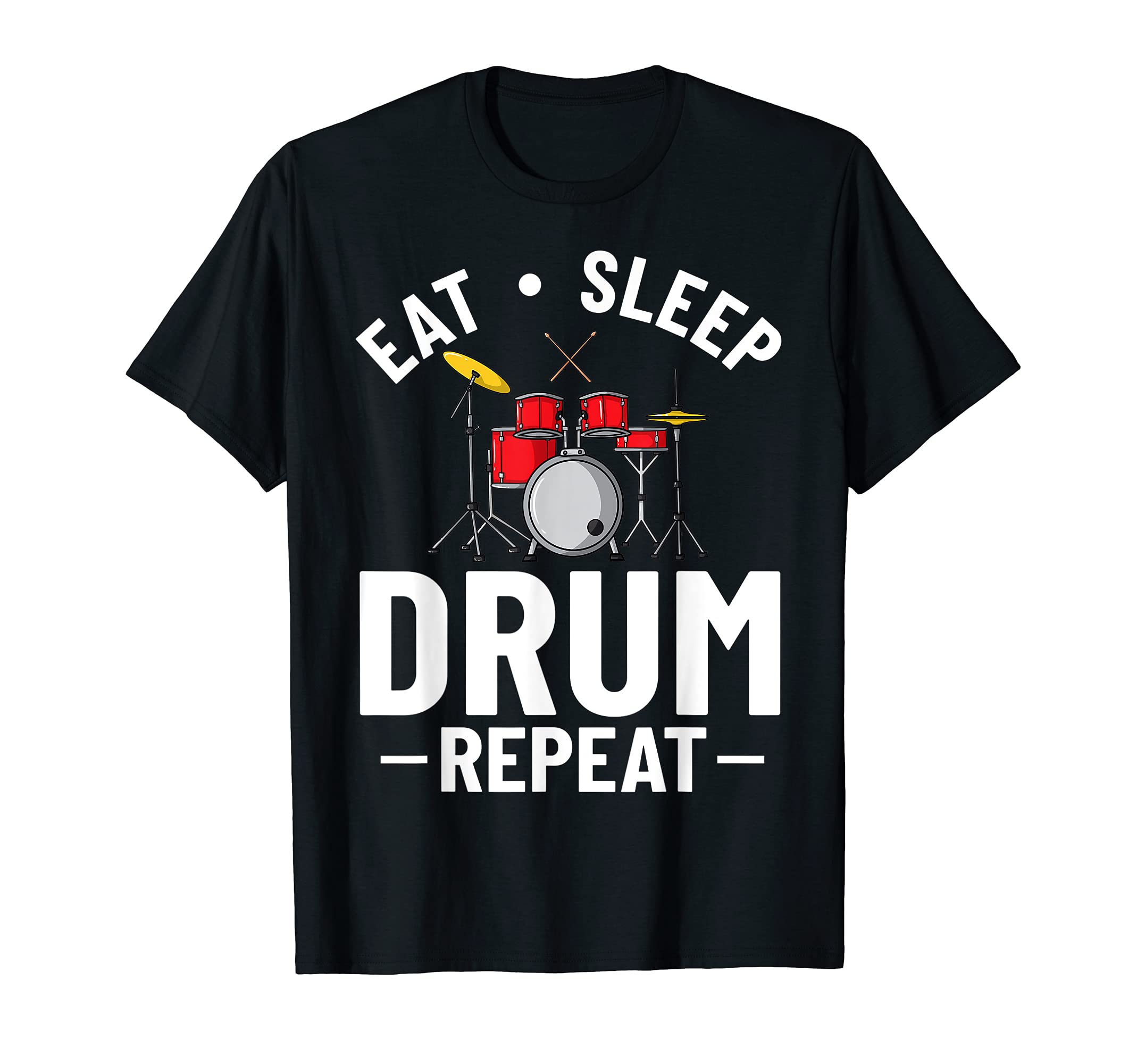 Drum Sticks Player Music Lessons Drummer T-Shirt