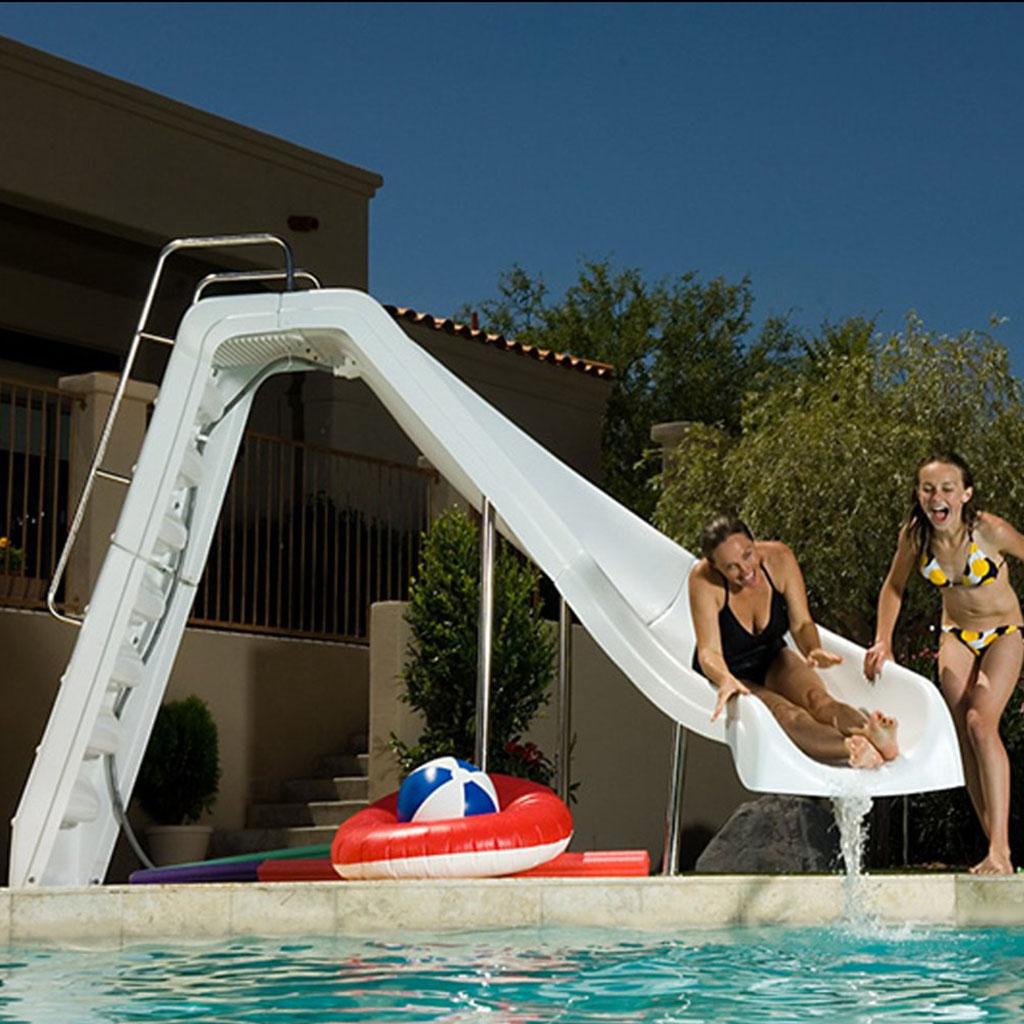 InterFab WRSCLSS Pool Slide, Wild Ride, White