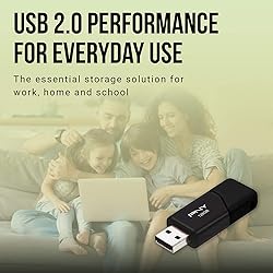 PNY 16GB Attaché 3 USB 2.0 Flash Drive, Black 10