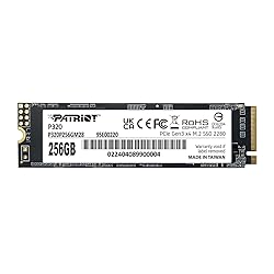 Patriot Memory P320 256GB Internal SSD - NVMe PCIe