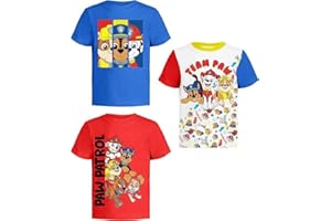 NICKELODEON Paw Patrol Graphic T-Shirt (Sets) Marshall Chase Rubble Rocky Skye Everest Zuma Outfit Tee Toddlers Birthday to Kids Clothes