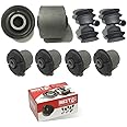 NISTO 10 Suspension Front Upper Lower Control Arm Bushing Kit Compatible With Suitable For 2000-2006 Lexus LS430