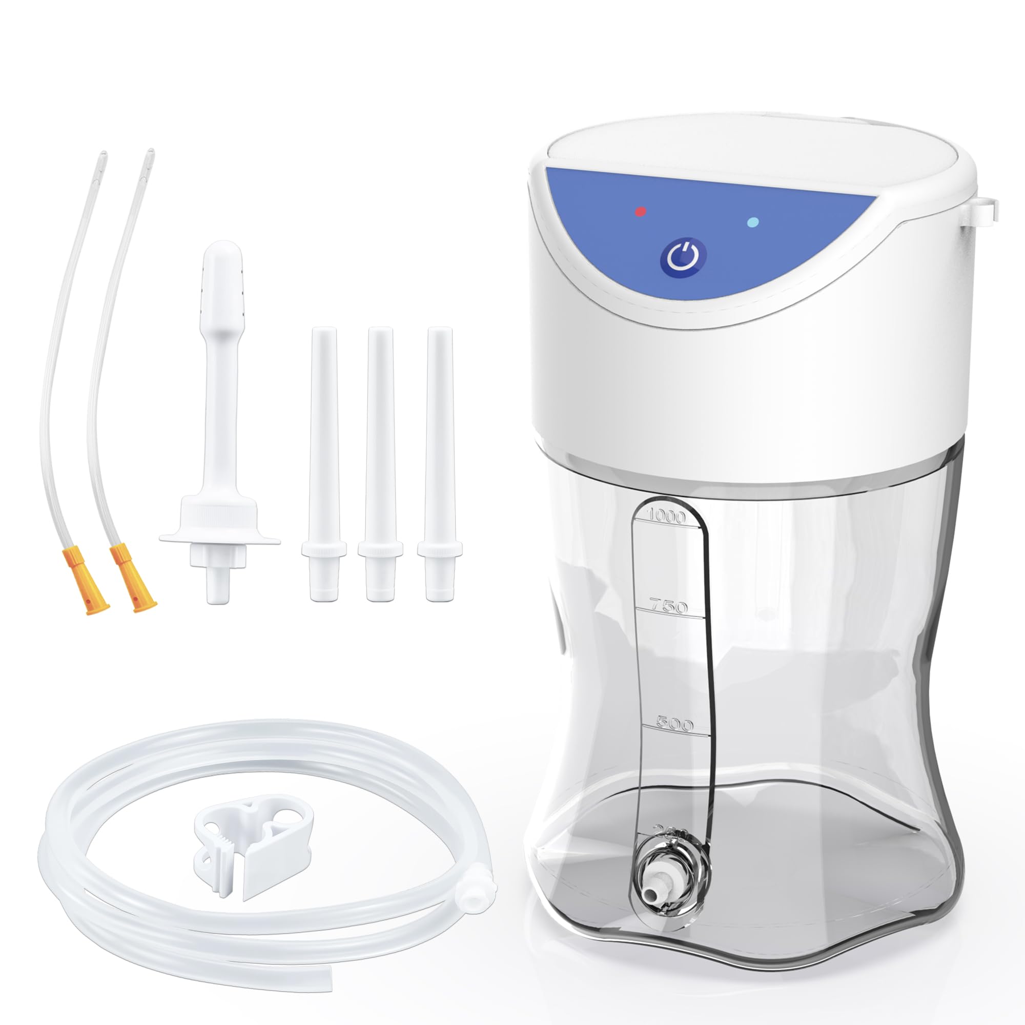 Photo 1 of Electric Enema Bottle Set, TopQuaFocus Colon Cleanse Enema Kit for Women and Men, Feminine Care Douches with 3.96ft Silicone Hose, Automatic Organic Home Coffee Colonic Cleansing Enemas-BPA Free