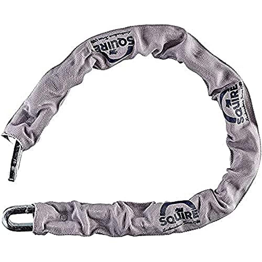 Henry Squire Y Hardened Steel Security Chain with Grey Sleeve, 900 mm Chain (Length) x 10 mm Link (Diameter) — image 1