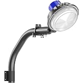 AIKVSXER 200W LED Barn Light Dusk to Dawn, Outdoor Yard Light with Pole | with Photocell 30000LM 6500K IP66 Waterproof Security Lights, Commercial Street Area Light for Farmhouse Yard Barn Warehouse