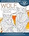 Wolf Coloring Book: An Adult Coloring Book of 40 Zentangle Wolf Designs with Henna, Paisley and Mandala Style Patterns (Animal Coloring Books for Adults) (Volume 23) by Adult Coloring World