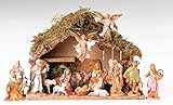 Fontanini by Roman, Italian Stable with 16-Piece