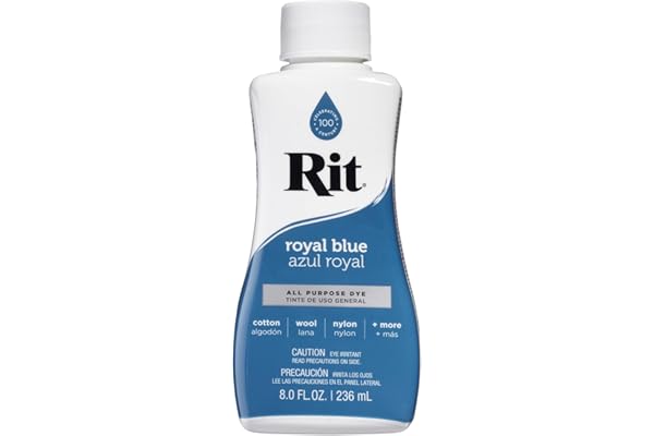 Rit Purpose Liquid Dye, 8 Oz, Royal Blue