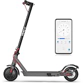 Hiboy S2 Electric Scooter - 8.5" Solid Tires - Up to 17 Miles Long-Range | 19 MPH Portable Folding Commuting Scooter for Adults with Double Braking System and App