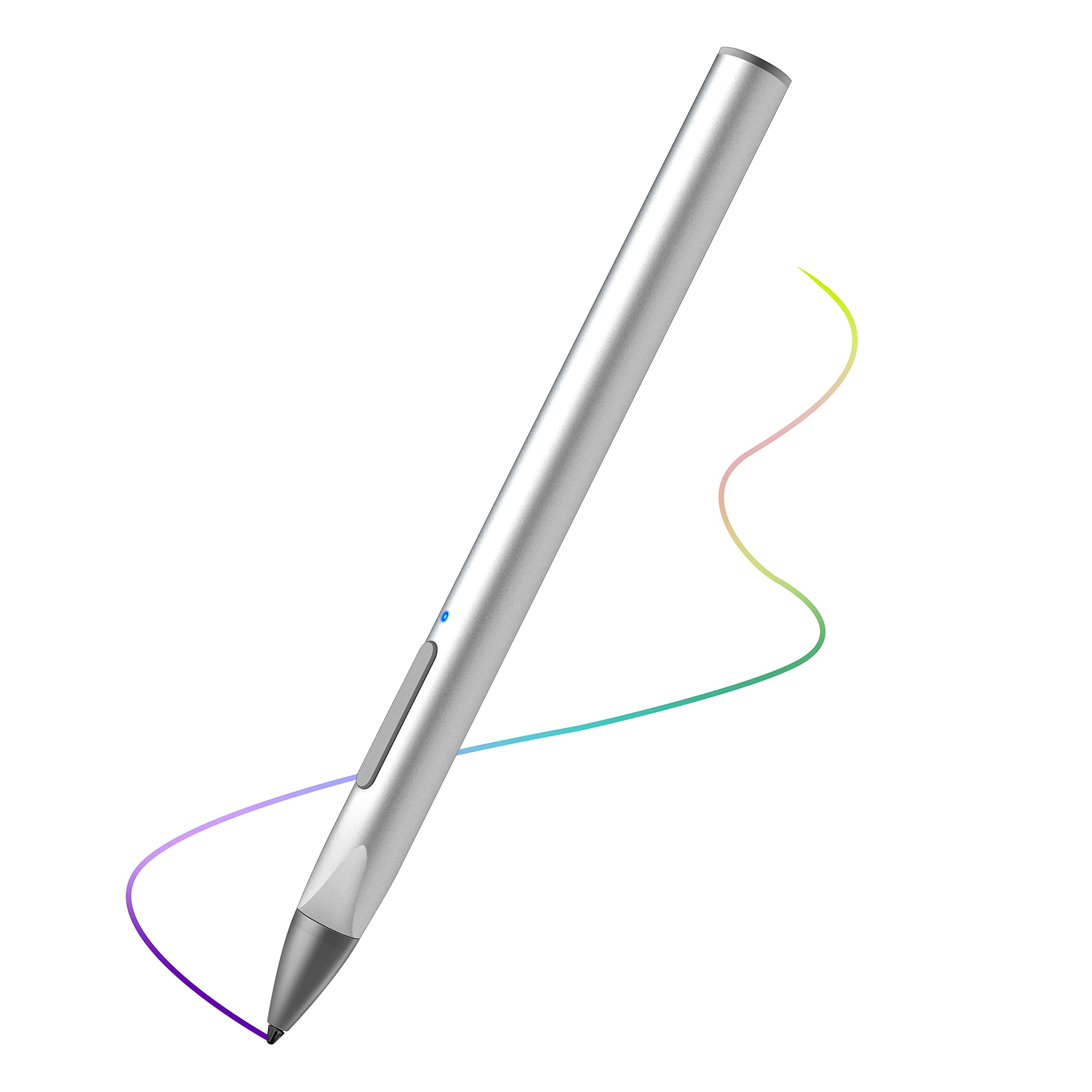 Stylus Pencil For Surface,Rechargeable Touch Screen Pen for Microsoft Surface Pro X/8//7/6/5/4/3, Surface Book/Laptop/Studio, Surface Go 3/2/1 (Silver)