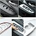 Kust nfs38427w ABS Window Lift Switch Button Cover Trim,Left Hand Drive Interior Window Lift Switch Button, Interior Accessories Trim,One Set Of 4,Fit For Nissan Murano 2015 2016 2017(Chrome Silver)