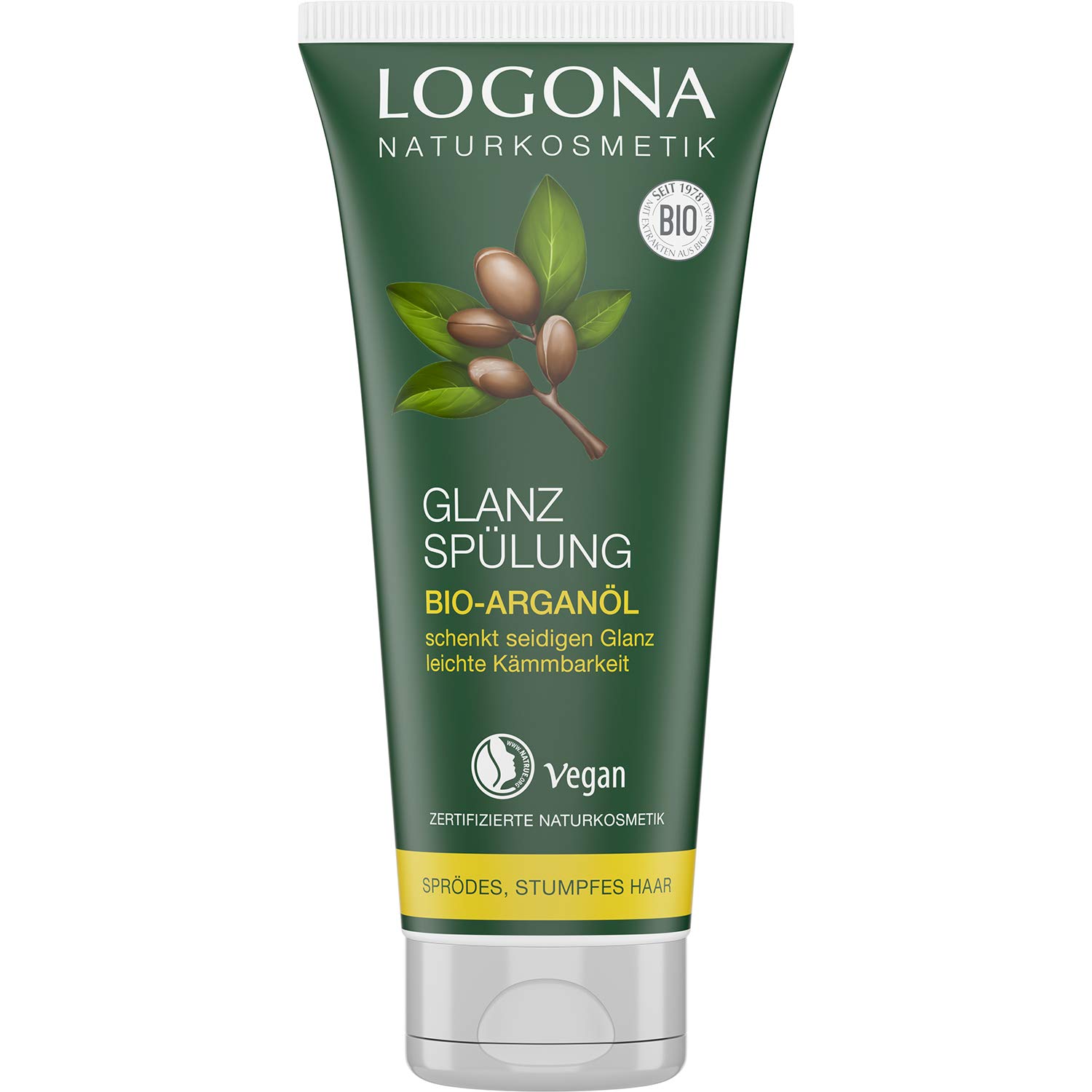 LOGONA Naturkosmetik Gloss Conditioner Organic Argan Oil