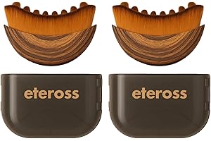 eteross Lymphatic Contour Face Brush - Reduces Puffiness & Restores Definition, Lymphatic Face Brush, 100% Gentle & Soft on Skin | Naturally Sculpted Look (2PCS)