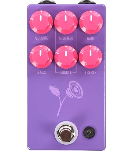 Amazon.com: JHS Pedals Violet Distortion Pedal, Purple