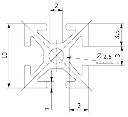 MakerBeam M3 hex nut Driver + Makerbeam Samples