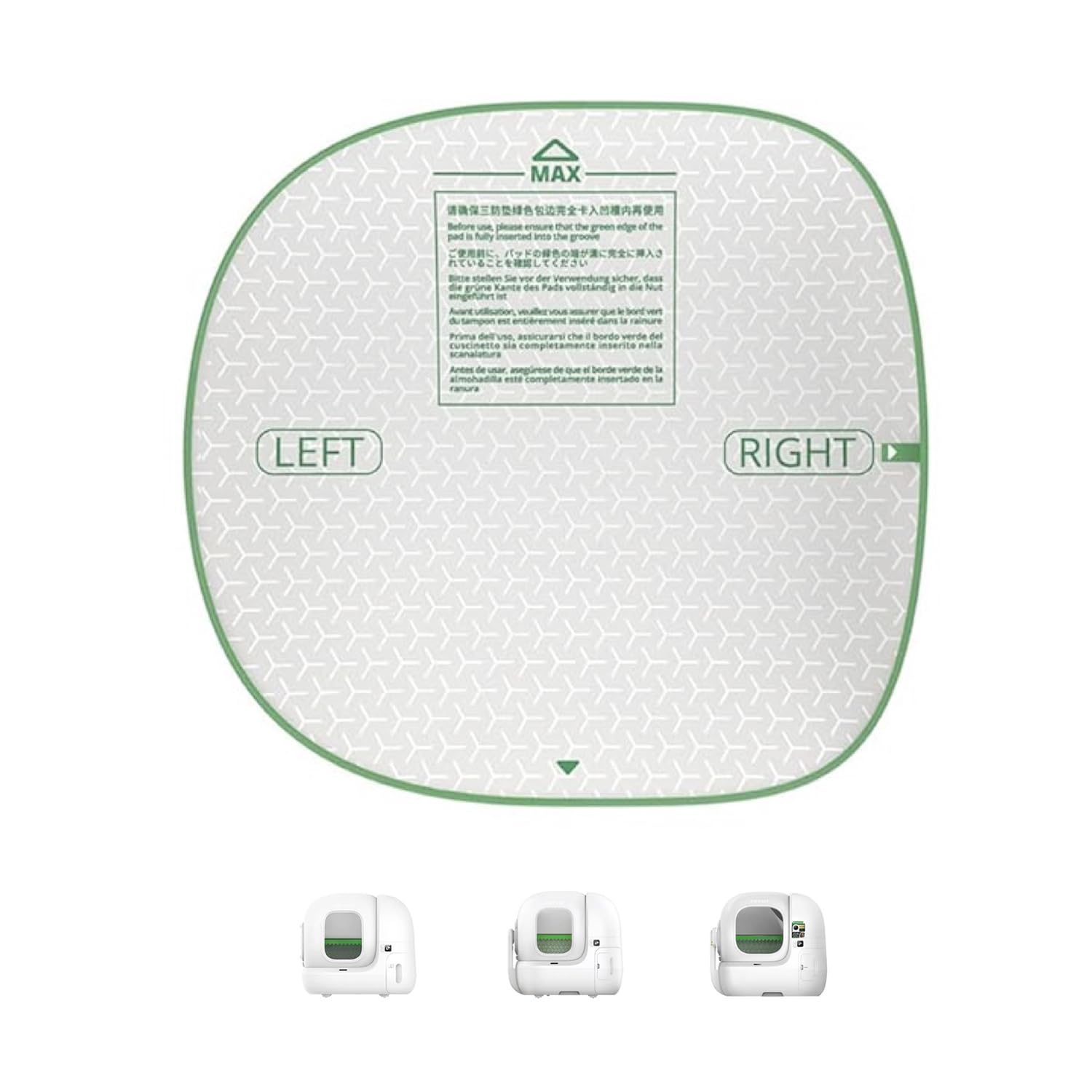 PETKIT Replaced Cylinder Mat for Pura Max 2 and Purobot Max Pro, Waterproof and Leakproof Replacement Litter Mat, Scratch Resistance, High Flexibility