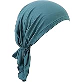 ORKSEA Chemo Headwear for Women Pre-Tied Head Scarf Slip On Headwraps Soft Turbans Cancer Hats Beanie Coverings Scarves