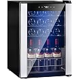 SMETA 19 Bottle Wine Cooler - Stainless Steel Under Counter Wine Refrigerator, Quiet Compressor - View #7