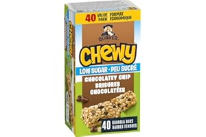 Chewy Granola Bars - Low Sugar Chocolatey Chip, 40 Bars, 960 g