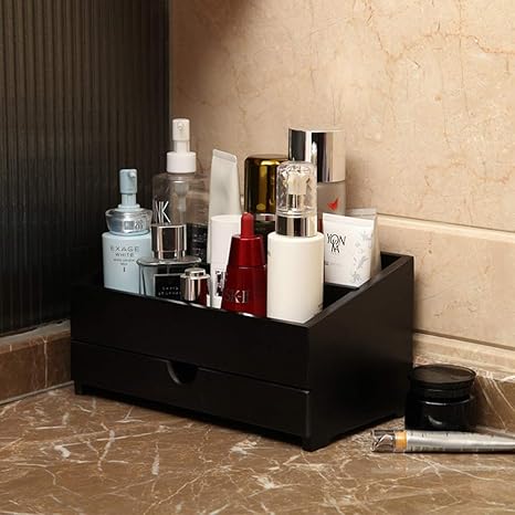 Fei Shelving Makeup Organizers Desk Multifunctional Bamboo Drawer