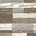 Superior Indoor Runner Rug, Jute Backed, Modern Geometric Patchwork Floor Decor for Bedroom, Office, Living Room, Entryway, Hardwood Floors, Rockwood Collection, 2' 7