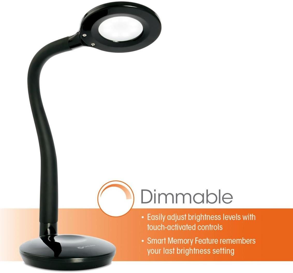 ottlite flexible soft touch led desk lamp