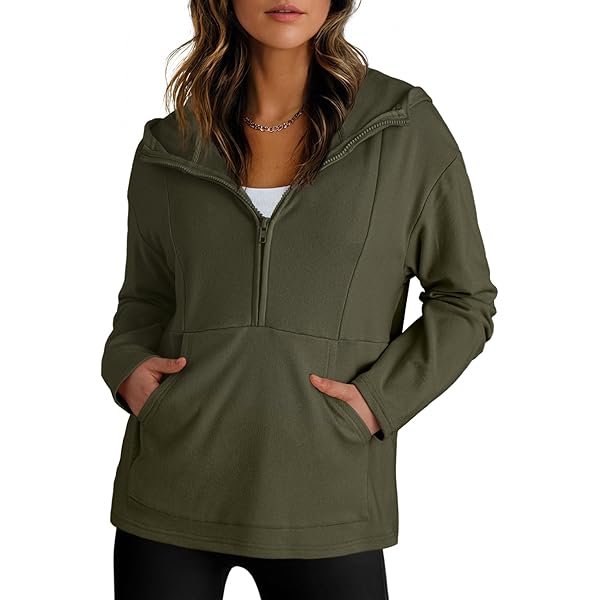 Amazon.com: Short Sleeve Hoodies for Women Oversized Half Zip