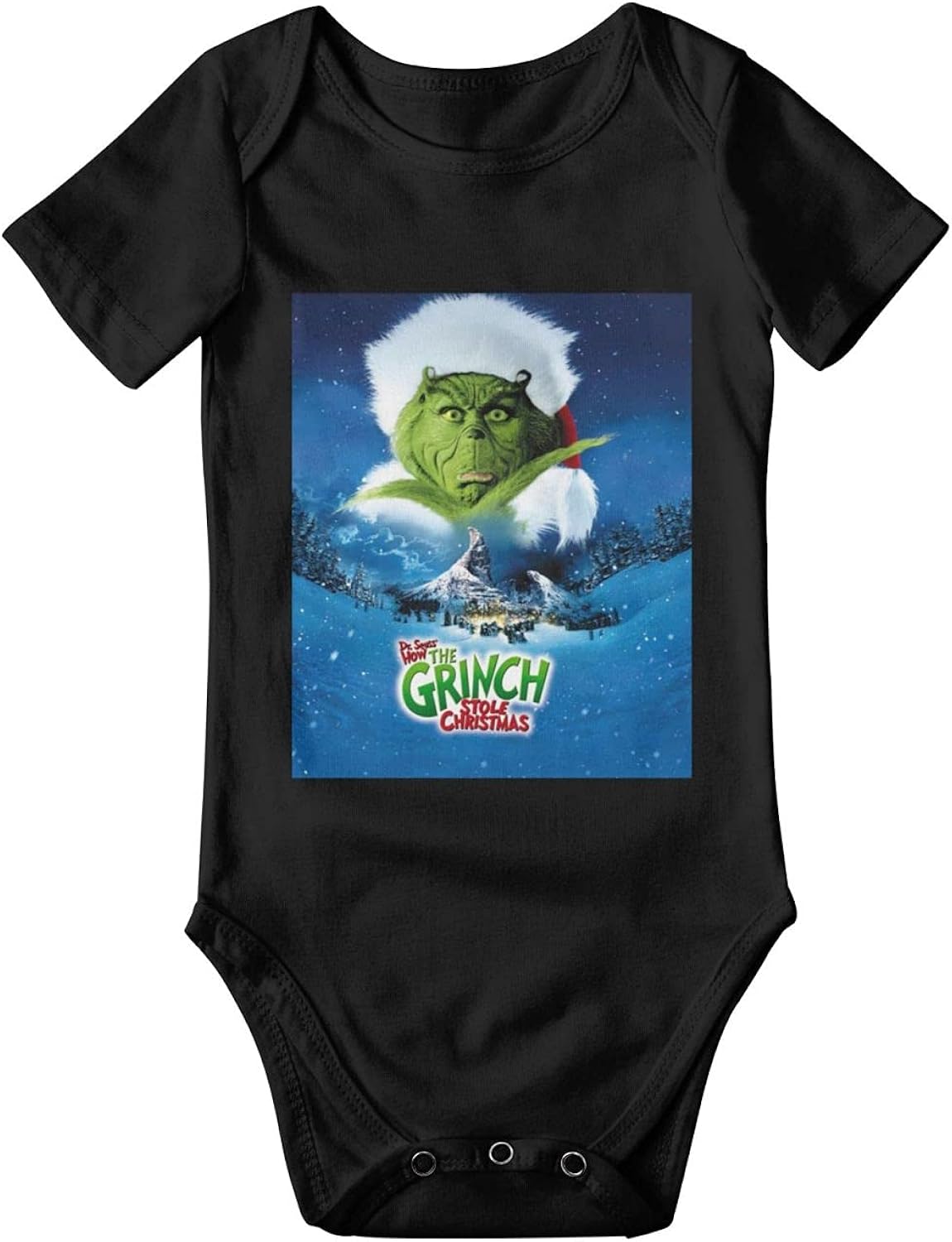 The Grinch Baby Onesies Super Soft Cotton Comfy Short