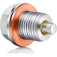 M16x1.5 Magnetic Oil Drain Plug | 304 Stainless Steel With 3 Copper Gaskets - Fits Subaru, Toyota, Mini, Paceman