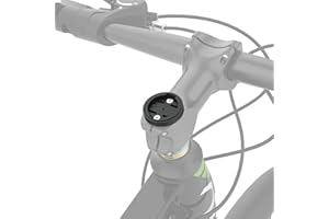 VOIEOV Bike Stem Top Cap Mount - Garmin Mountain Bike Mount for Garmin 25 200 130 500 510 520 520 800 810 820 1000 1030, Wahoo Elemnt, Bryton, Cateye Cycling GPS Computer, Includes Bike Phone Holder (Black)