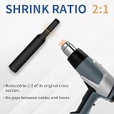 ELECTRAPICK 560 Pcs Heat Shrink Tubing Kit 12 Sizes 2:1 45mm Black view 4