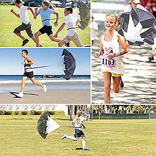 KEYPOWER Running Speed Training 56″ Parachute with Adjustable Strap