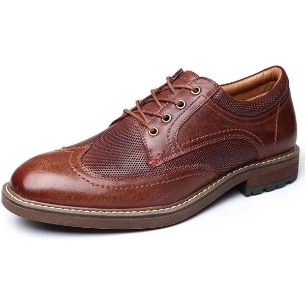 Amazon.com | Drew Mansfield Brown Leather 7 | Oxfords display picture 1