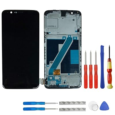 Oneplus 5t lcd-scherm en digitizer volledige montage (zwart