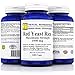 Premium Red Yeast Rice - Max Potency 1800 mg, 180 Vegetarian Capsules - for Healthy Cholesterol Levels and Cardiovascular Support