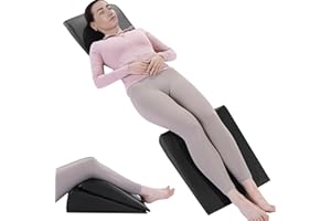 MABOZOO Massage Table Wedge Bolster Pillow, Leg Elevating Adjustable Pillow, Triangle Massage Bolster for Beauty Salon Sleeping, Oil and Stain-Resistant, for Massage and Yoga, Black