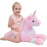 GADXV Unicorn Stuffed Animals 28 inch, Pink Stuffed Unicorn Plush, Cute Plush Unicorn Plushie Gift for Kids Girls, Birthday,Valentine,Christmas
