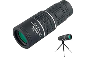 Beileshi 30x52 Compact Monocular Telescope with Smartphone Adapter,High Power Monocular for Hiking,Travelling,Bird Watching,Hunting,Concert