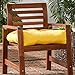 Greendale Home Fashions 20-Inch Indoor/Outdoor Chair Cushion, Sunbeam