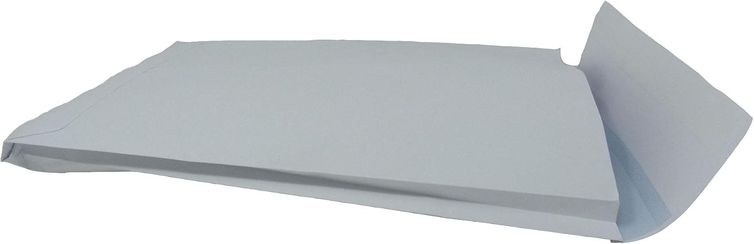 324 x 229 x 25 Blue Label White Pocket Gusset Envelopes 125 pack P&S
