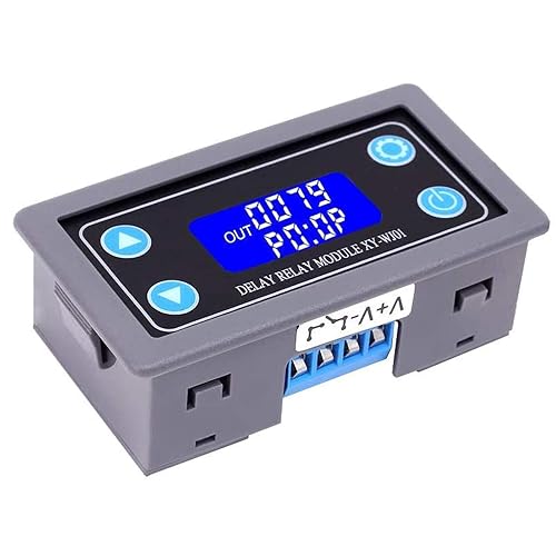 PEMENOL Delay Relay Module, DC 12V 24V Time Delay Relay Controller