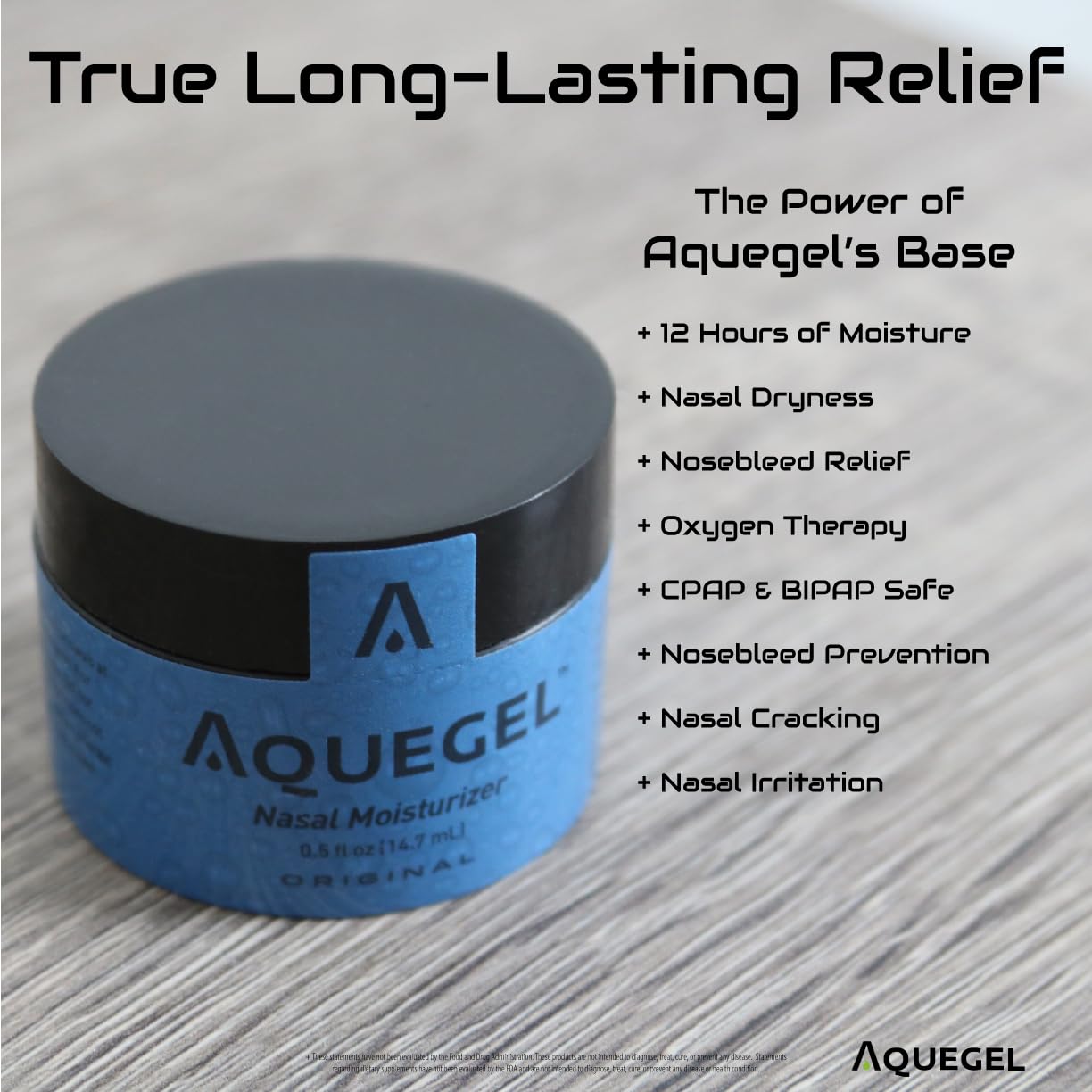 Nasal Moisturizer (Original Unscented), 12-Hour Nasal Moisture Relief, Water Based Nose Gel, Oxygen Therapy Nasal Moisturizer, Dry Nose, Nasal Dryness, Nosebleeds, Cannula, Saline Nasal Gel