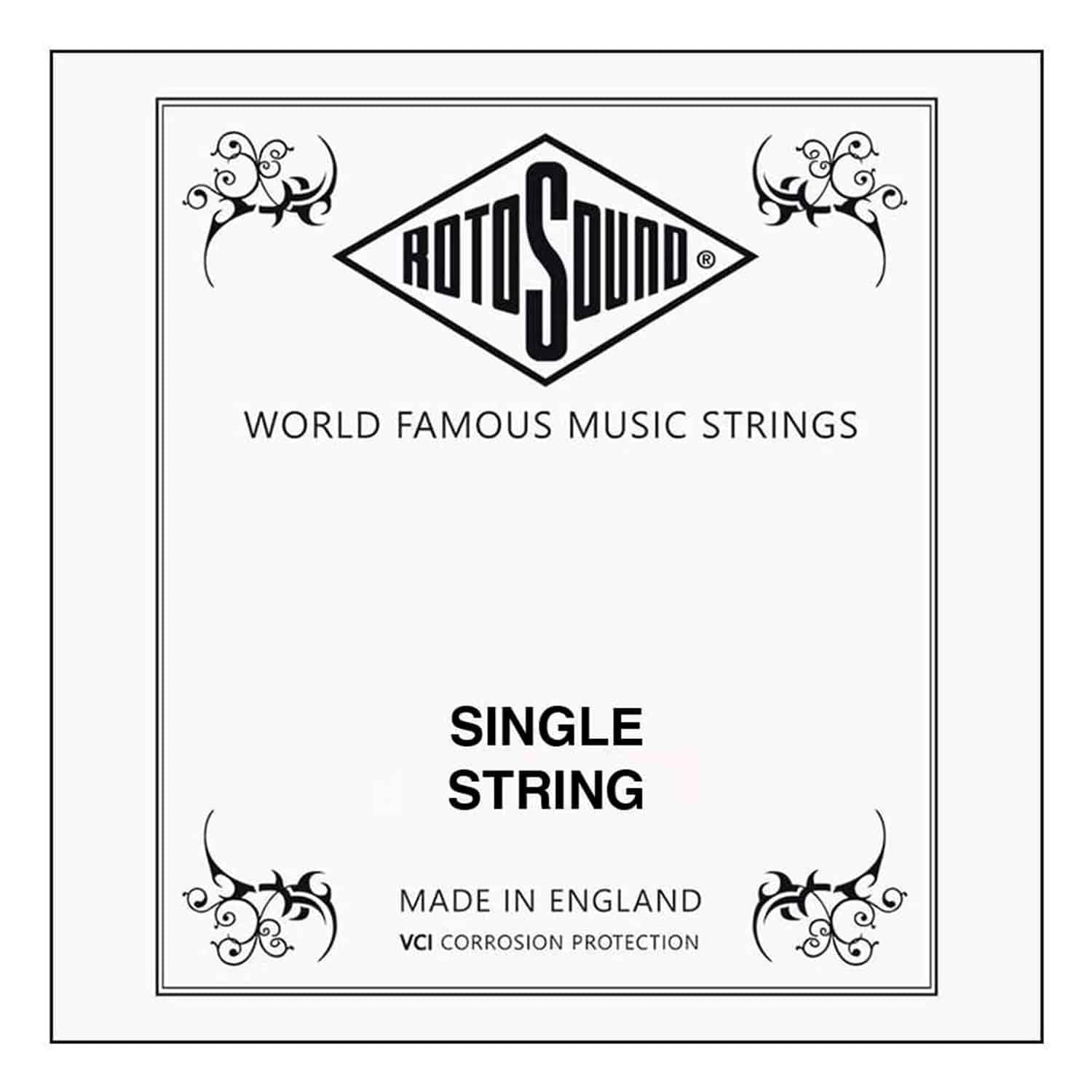 Rotosound Strings for Electric Bass ROTO SINGLE STRINGS ROUNDWOUND .075"w/1.90mm wound RBL075