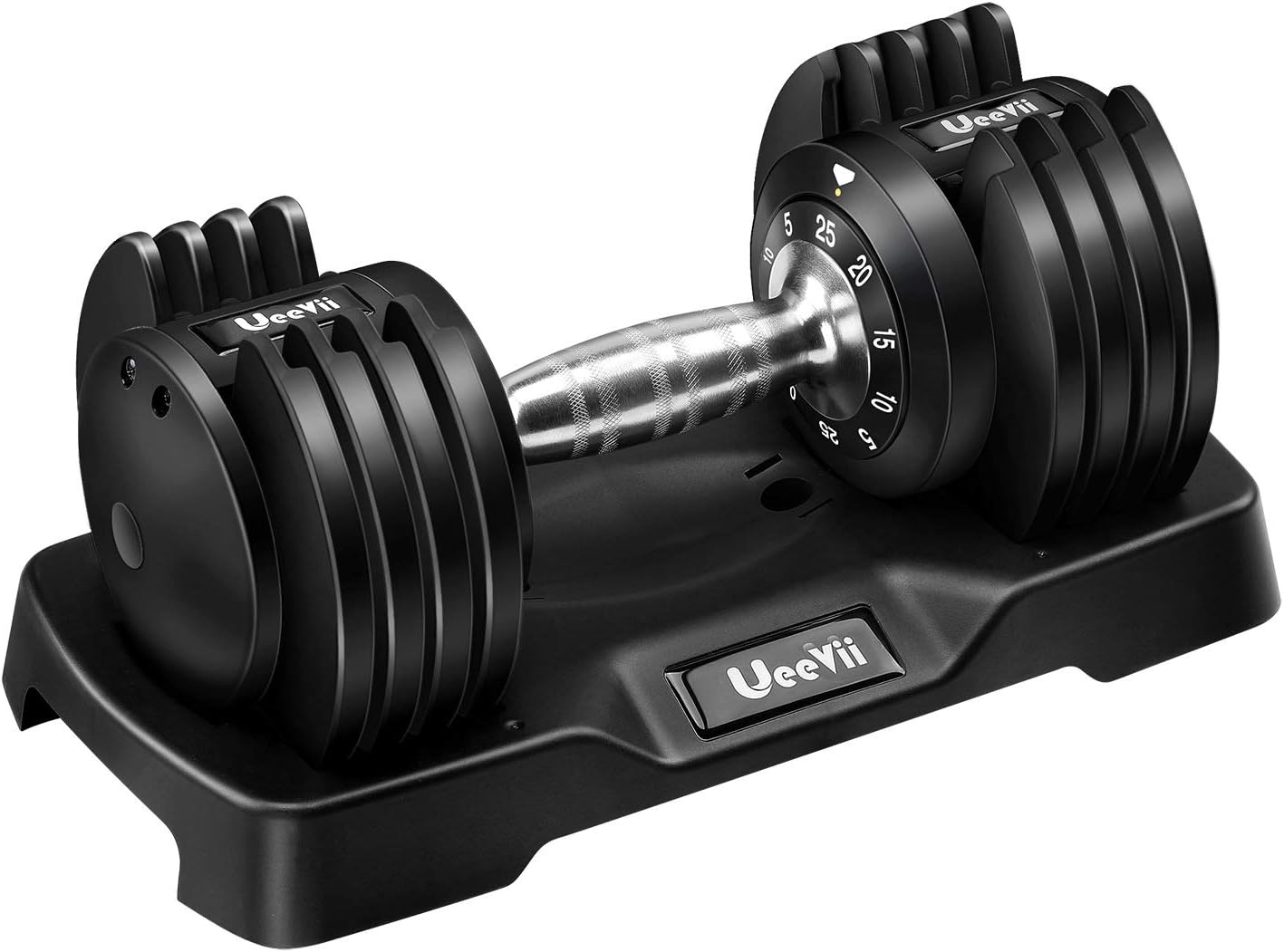 UeeVii Adjustable Dumbbells, Home Fitness Dumbbells 25 lb, Adjustable Dumbbells Set, Single Dumbbell for Men and Women with Anti-Slip Metal Handle for Home Gym Fitness Workout