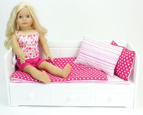 Sophia's 2-in-1 Daybed with Trundle Bed Furniture Set with