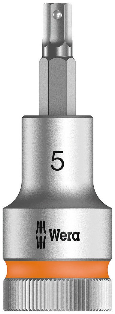 Wera 8740 C HF Zyklop In-Hex-Plus holding function bit socket, 1/2" drive, 5x60mm, 05003821001