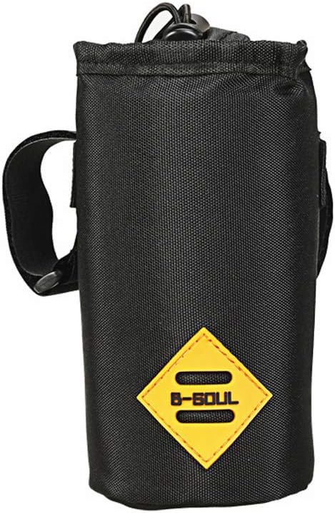 VOANZO Insulated Bike Bag, Triangular Bike Frame & Handlebar Attachment Design, 1.5L, Black - Image 3